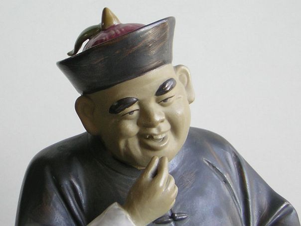 Shiwan clay figure of a man – (5162)